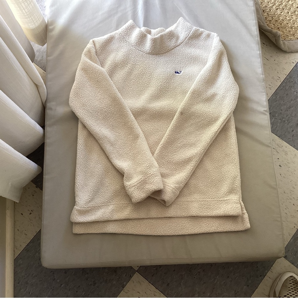 Vineyard Vines Fuzzy Mock Neck Sweat